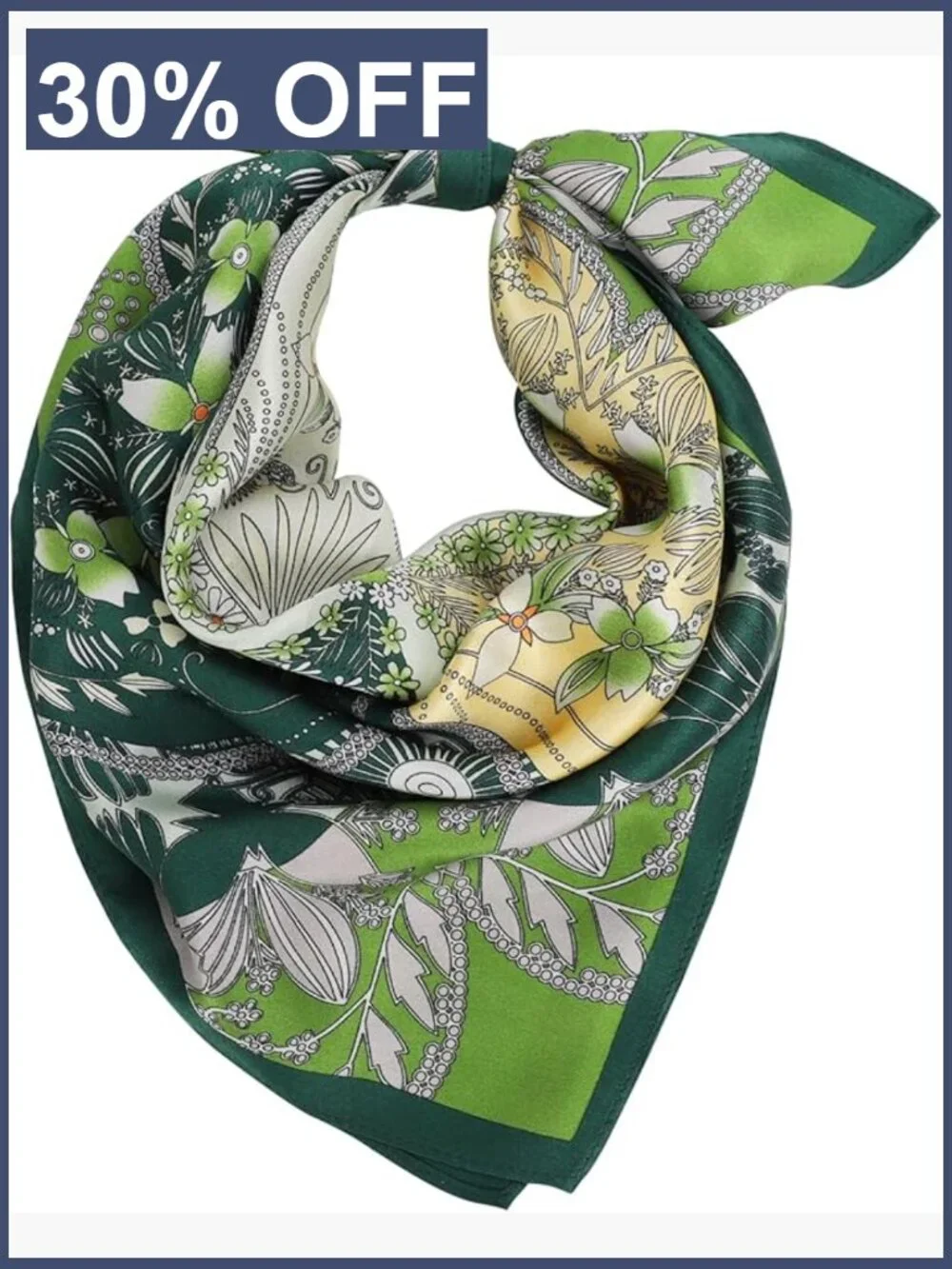 100% Mulberry Silk Square Scarf for Women 21x21 inch Lightweight Neck Scarf